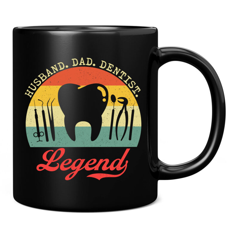 Husband Dad Dentist Legend Shirt, Funny Dentist Shirt, Gift For Dentist Men, Dental Shirt, Dentistry, Oral Health Care, Father, Daddy Shirt PC