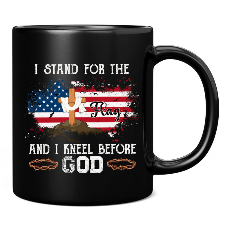 I Stand For The Flag And I Kneel Before God Memorial Day T-Shirt PC