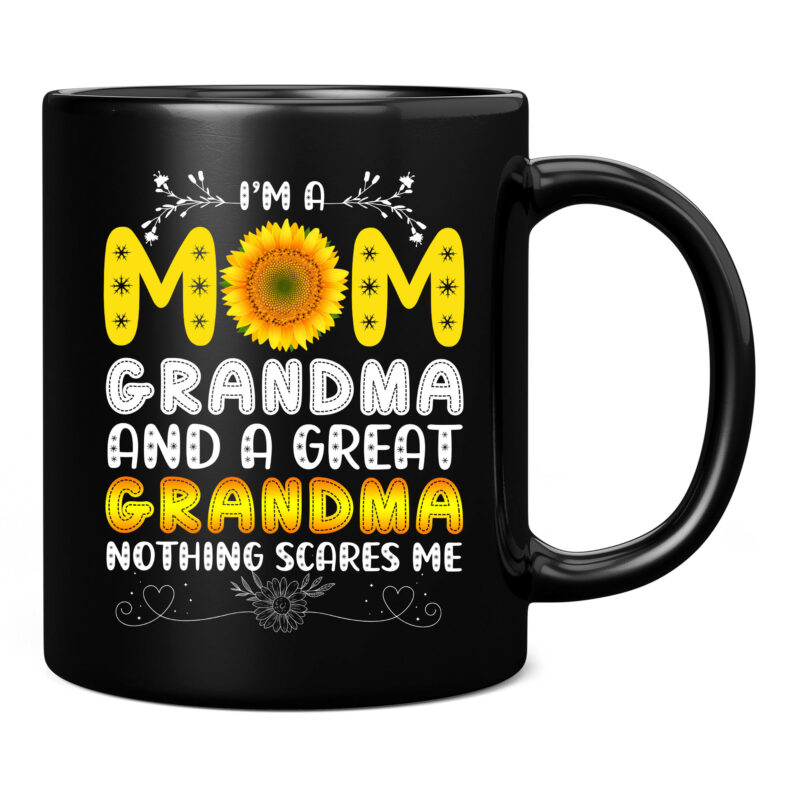 I_m A Mom Grandma And A Great Grandma Funny Mother_s Day T-Shirt PC