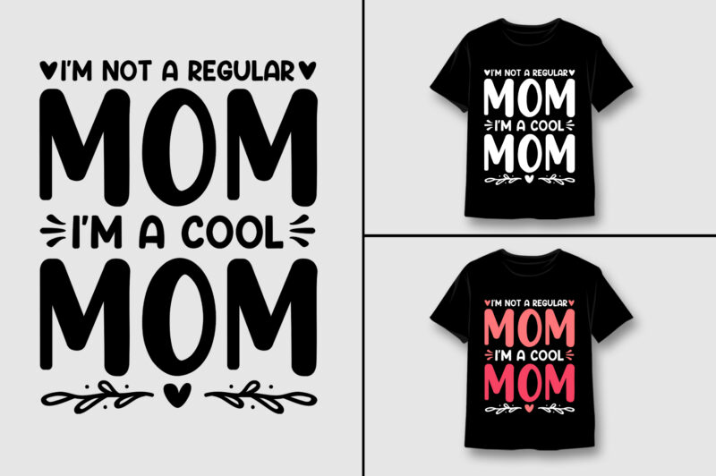 Mom T-Shirt Design Bundle-Amazon Best Selling T-Shirt Design Bundle