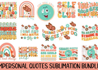 Impersonal Quotes Sublimation Bundle