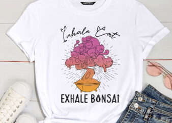 Inhale Cat, Exhale Bonsai Funny Bonsai Cat Tree Animals PC