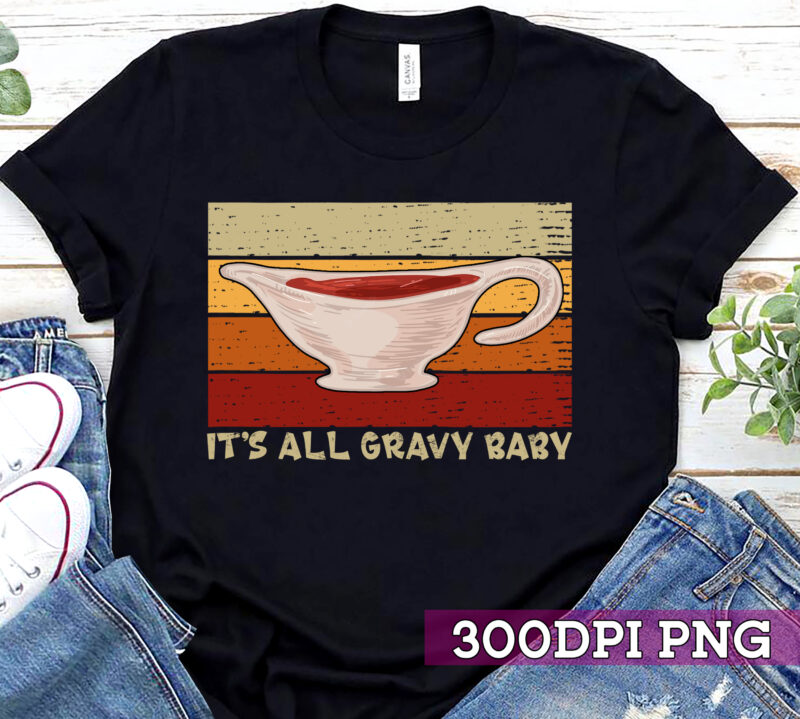 Its All Gravy Baby Gravy Bowl Vintage Retro Thanksgiving NC