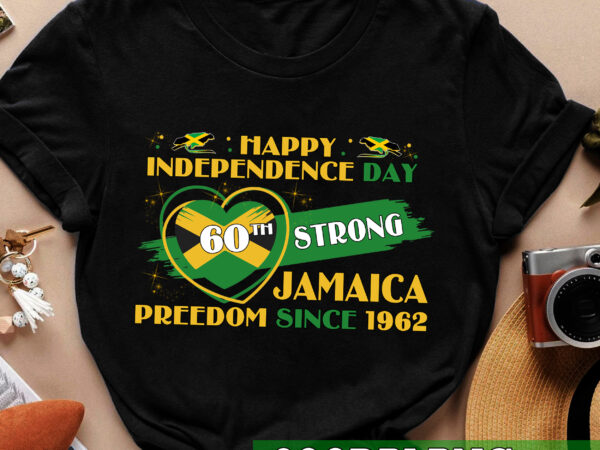 Jamaica 60th anniversary independence day 2022 vector clipart