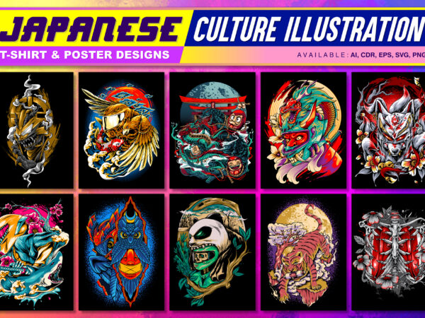 Japanese culture illustrations vector clipart Japanese culture illustrations vector clipart
