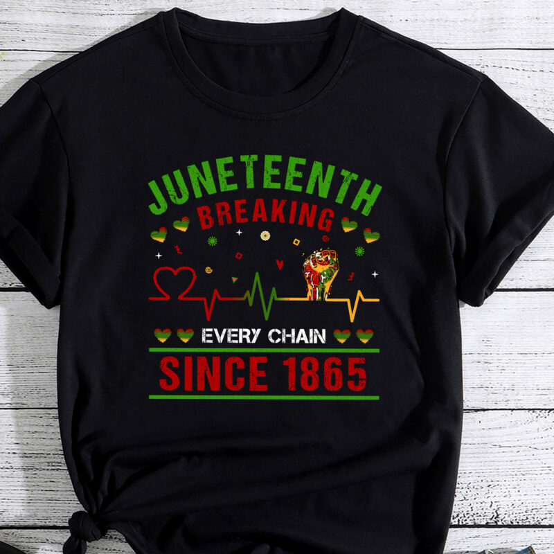 Juneteenth Breaking Every Chain Since 1865 African American PC