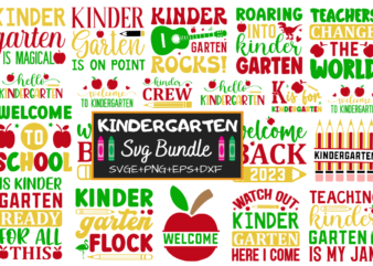 KINDERGARTEN SVG BUNDLE