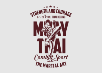 MUAY THAI COMBAT SPORT t shirt designs for sale