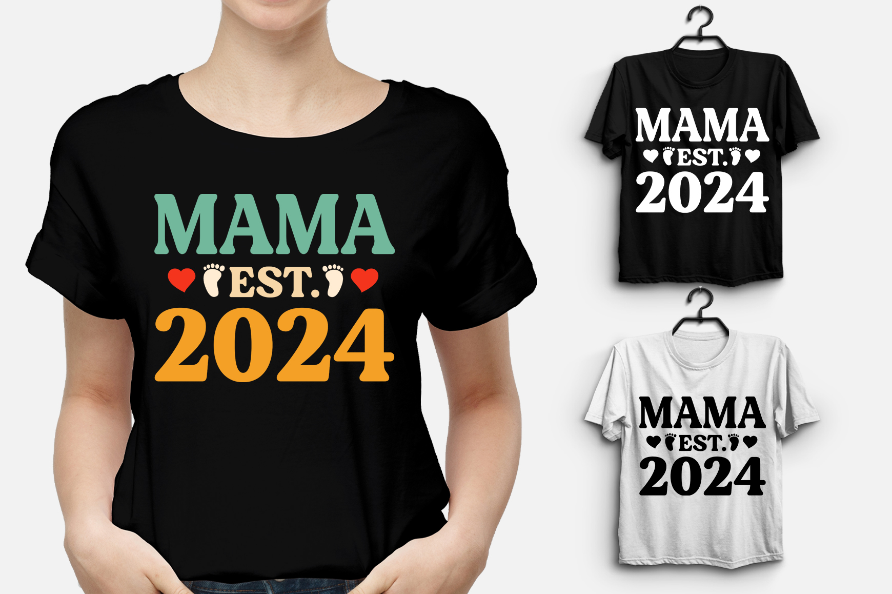 Mama Est 2024 TShirt Design Buy tshirt designs