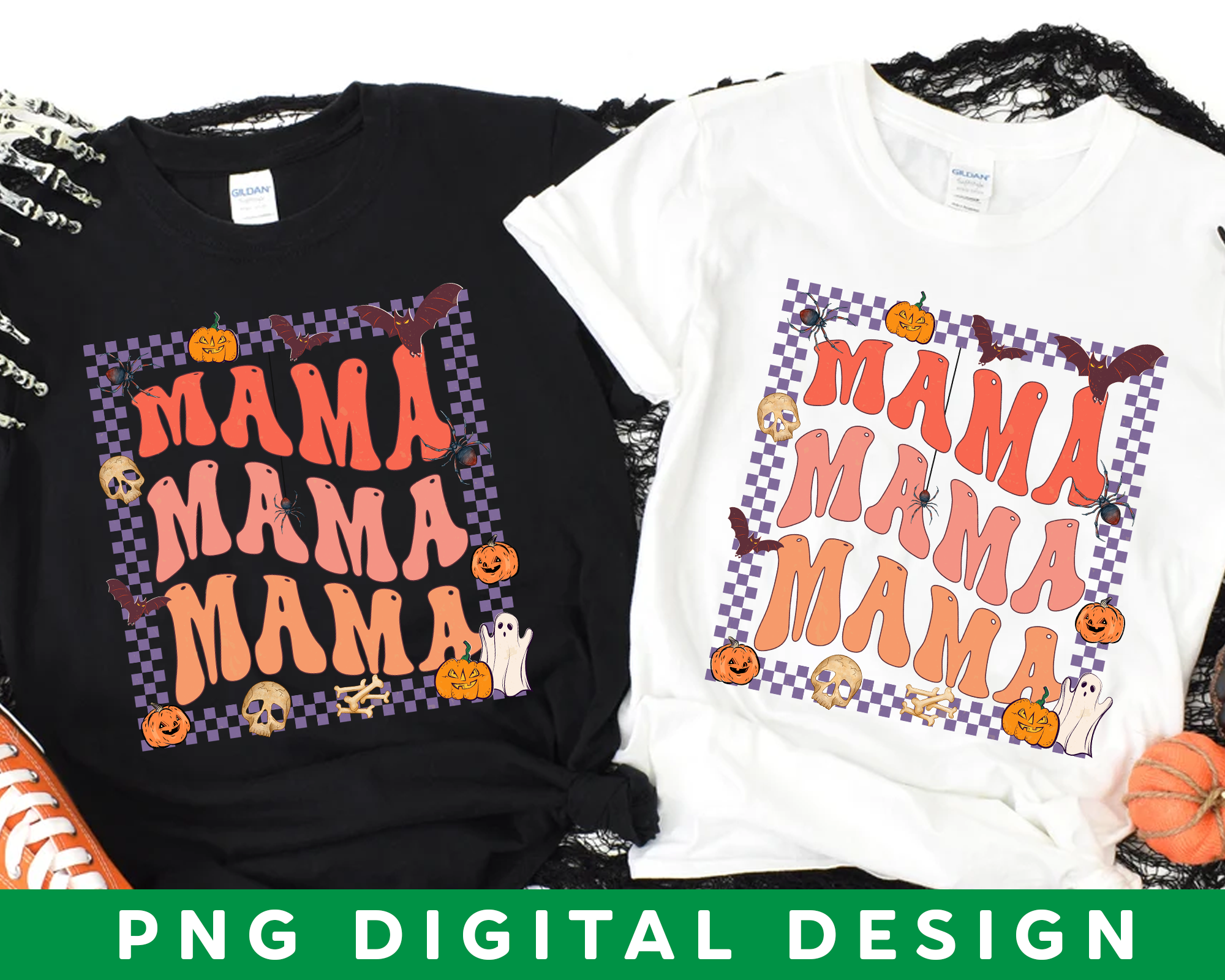 Mama Halloween PNG File For Shirt Tote Bag, Mom Gift, Halloween Costume