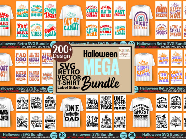 200+ best halloween mega svg bundle