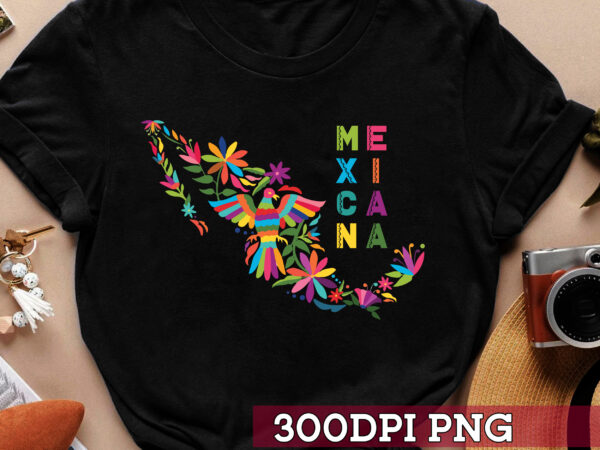 Mexicana png design for shirt, mexico map design