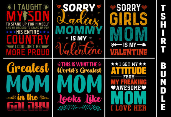 Mom Dad T-Shirt Design Mega Bundle,