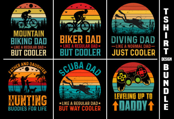 Mom Dad T-Shirt Design Mega Bundle,