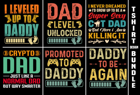 Mom Dad T-Shirt Design Mega Bundle,