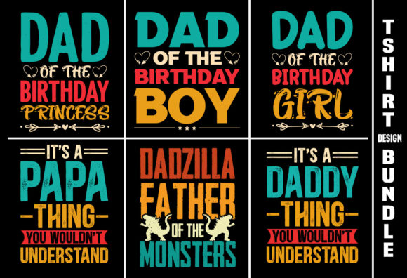 Mom Dad T-Shirt Design Mega Bundle,