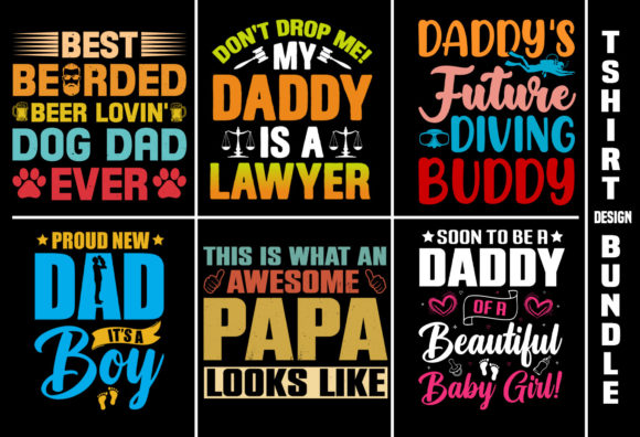 Mom Dad T-Shirt Design Mega Bundle,