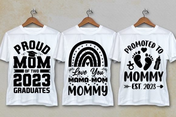 Mom Dad T-Shirt Design SVG Bundle