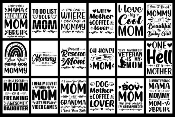Mom T-Shirt Design PNG Bundle,best mom t shirt design, mom t-shirt design, all star mom t shirt designs, mom t shirt design, mom typography t shirt design, t shirt design
