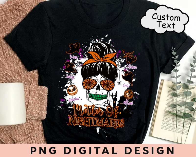 Mother Of Nightmares – Personalized Shirt – Birthday, Halloween Gift For Mom, Mother, Mama