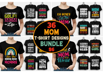 Mother’s Day T-Shirt Design Bundle