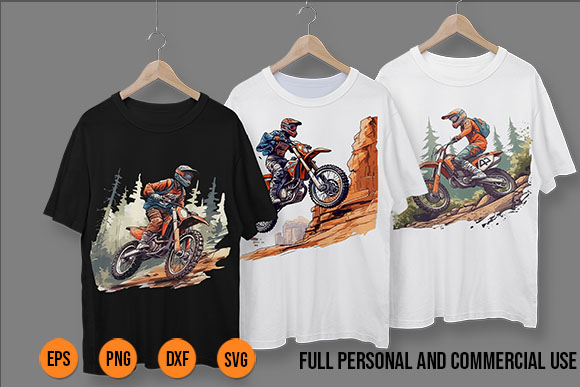 Designs PNG de motocross para Camisetas e Merch