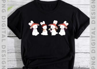 Mushroom Rabbit T-shirt, Cottage core Shirt, Mushroom Lover Tshirt, Gift for Rabbit Lovers TH