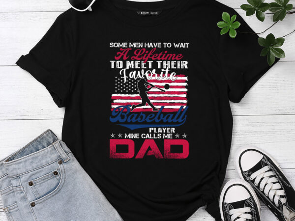 My favorite baseball player mine calls me dad father’s day pc t shirt designs for sale