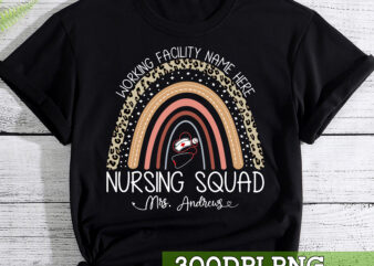 Nursing Squad PNG File For Shirt, Nurse Design, Gifts For Nurses, Registered Nurse Gift, Gift For Her, Matching Instant Download HC