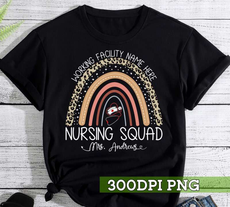 Nursing Squad PNG File For Shirt, Nurse Design, Gifts For Nurses, Registered Nurse Gift, Gift For Her, Matching Instant Download HC