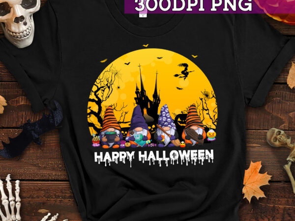 Png file – halloween shirt design, halloween gnomes shirt, fall shirt, spooky season shirt, instant download hc(1)