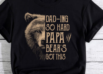 Papa Bear Funny Fathers Day Gift PC