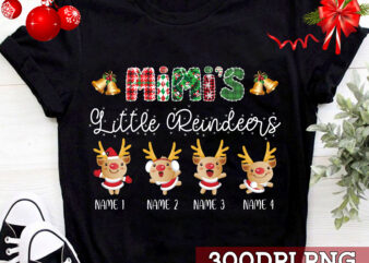 Personalized Grandma Shirt, Custom Nickname Grandma Nana Mimi Shirt for Winter, Grandma shirt with Grandkids Names, Christmas Gift TC 1