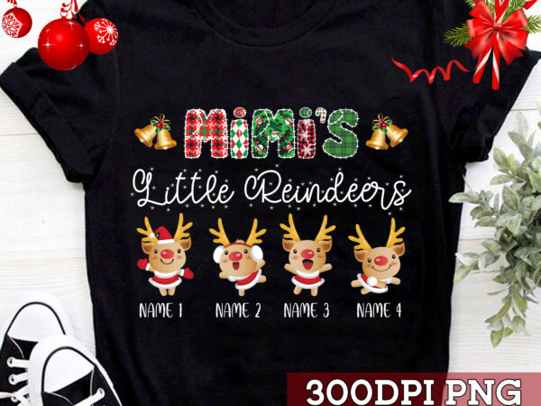 Personalized grandma shirt, custom nickname grandma nana mimi shirt for winter, grandma shirt with grandkids names, christmas gift tc 1 t shirt illustration