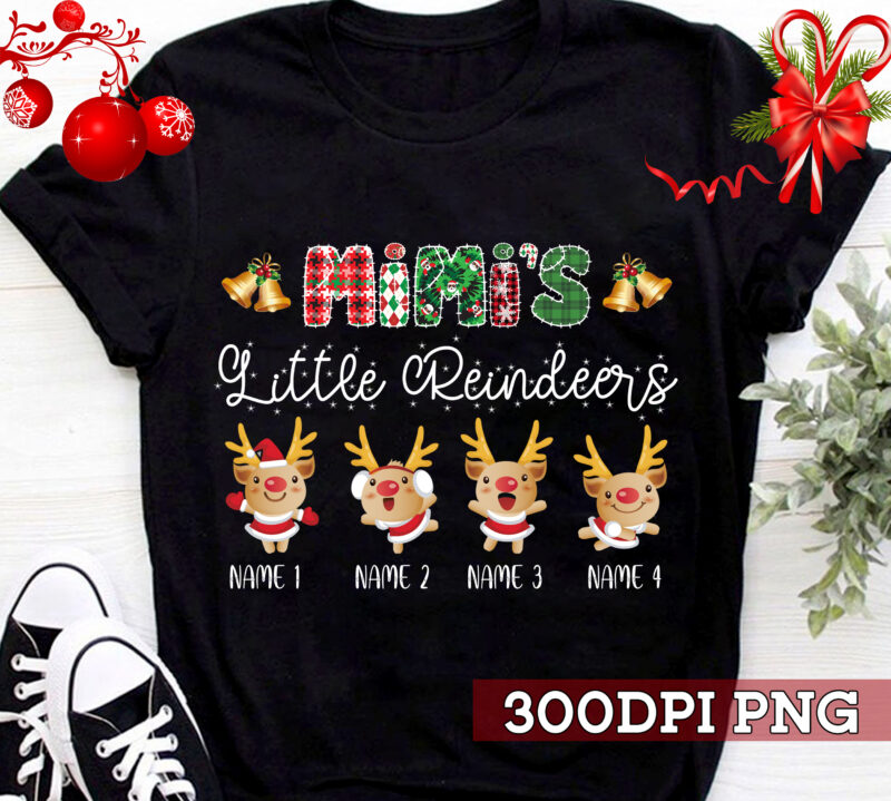 Personalized Grandma Shirt, Custom Nickname Grandma Nana Mimi Shirt for Winter, Grandma shirt with Grandkids Names, Christmas Gift TC 1