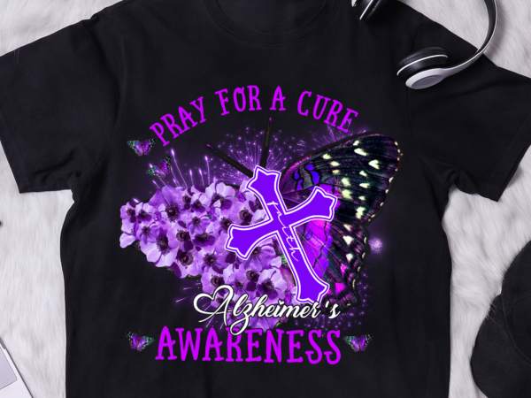 Pray for a cure, hope faith, alzheimer_s awareness, purple ribbon, cancer awareness, cross, butterfly wing, purple chrysanthemum png t shirt illustration