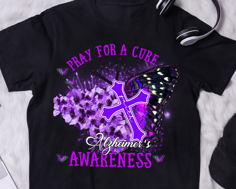 Pray For A Cure, Hope Faith, Alzheimer_s Awareness, Purple Ribbon, Cancer Awareness, Cross, Butterfly Wing, Purple Chrysanthemum Png