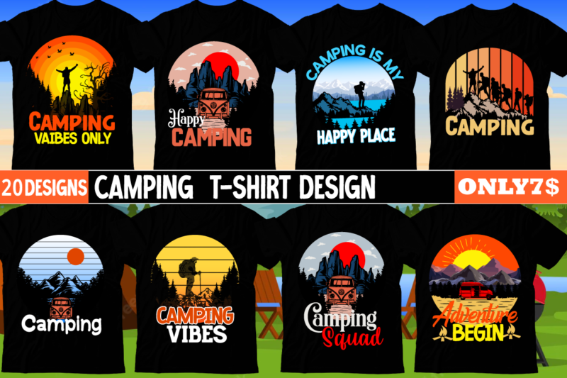 Camping T-shirt DEsign Mega Bundle , 6o Design ,Hiking T-shirt Design BUndle 10 Design PNG ,100+ Adventure Png Bundle, MountaiBig Hiking Svg Bundle, Mountains Svg, Hiking Shirt Svg, Hiking Quotes