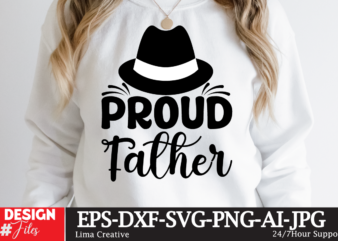 Proud Father T-shirt Design, Retro Father’s Day SVG Bundle, Father’s Day Svg, Dad SVG, Daddy, Best Dad SVG, Gift for Dad Svg, Retro Papa Svg, Cut File Cricut, Silhouette Western