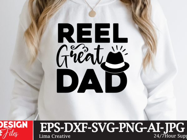 Reel great dad t-shirt design, retro father’s day svg bundle, father’s day svg, dad svg, daddy, best dad svg, gift for dad svg, retro papa svg, cut file cricut, silhouette
