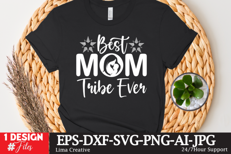 Best Mom Tribe Ever T-shirt Design ,Mother's Day Sublimation T-shirt Design Bundle,Mom Sublimatiion PNG,Best Mom Ever Png Sublimation Design, Mother's Day Png, Western Mom Png, Mama Mom Png,Leopard Mom Png,