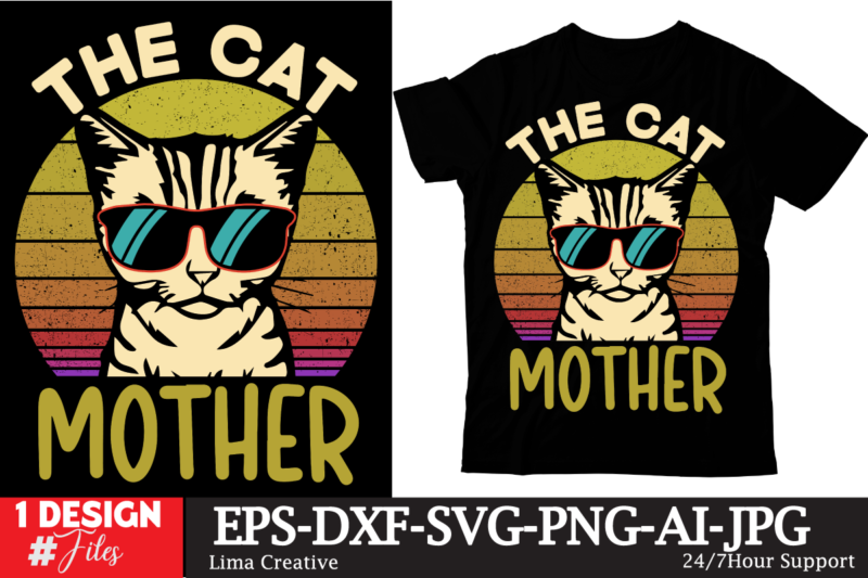 The Cat MOthewr T-shirt Design,Show Me Your Kitties T-shirt Design,t-shirt design,t shirt design,how to design a shirt,tshirt design,tshirt design tutorial,custom shirt design,t-shirt design tutorial,illustrator tshirt design,t shirt design tutorial,how to