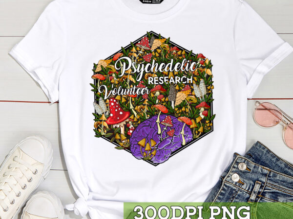 Psychedelic-research-volunteer-png-file-for-shirt-tote-bag,-funny-magic-mushroom-design,-hippoe-png,-instant-download-hc