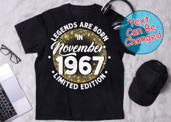 RD Birthday November 1967 Year Limited Edition Used Legends T-Shirt
