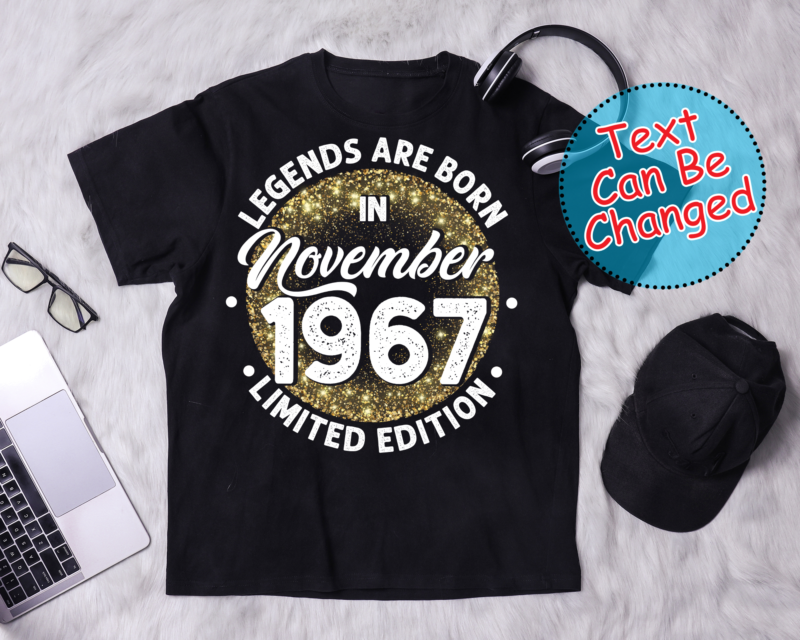 RD Birthday November 1967 Year Limited Edition Used Legends T-Shirt
