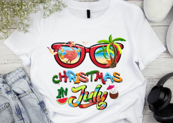 RD Christmas In July, Hello Summer, Summer Vibes, Beach Vacation Gift Digital PNG