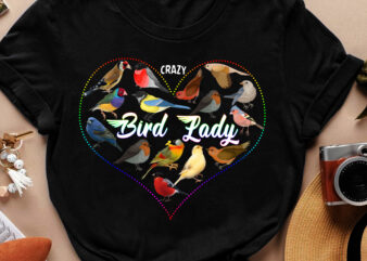 RD Crazy Bird Lady Shirt, Birdwatching Lover T-shirt, Birdwatchers Gift, Bird Lovers Tshirt, Bird Shirt, Birdwatcher Shirt,Gift For Bird Lover