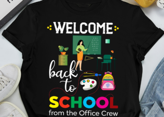 RD Cute Welcome Back to School from the Office Crew Staff T-Shirt
