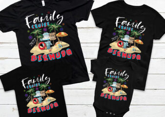 RD Family Bermuda 2022 Funny Family Cruise tee For Men Women T-Shirt