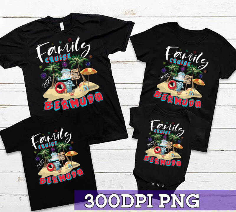 RD Family Bermuda 2022 Funny Family Cruise tee For Men Women T-Shirt